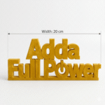 Adda Full Power 3D Printed Desk Sign - Image 2