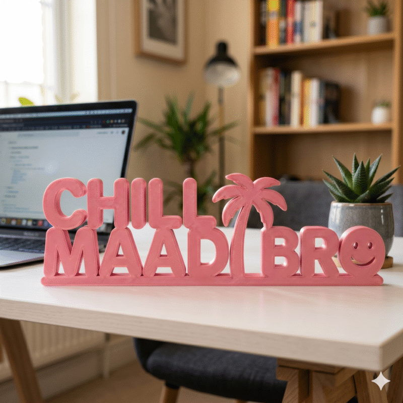 Chill Maadi Bro Desk Decor 3D Printed - Image 3