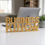 Risk Taker Pro Desk Sign 3D Printed Office Decor for Entrepreneurs