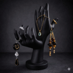 Elegant Dual-Hand Jewelry Holder