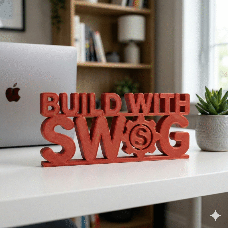 Build With Swag 3D Printed - Image 3