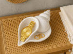 Coastal Seashell Entryway Jewelry Tray Holder