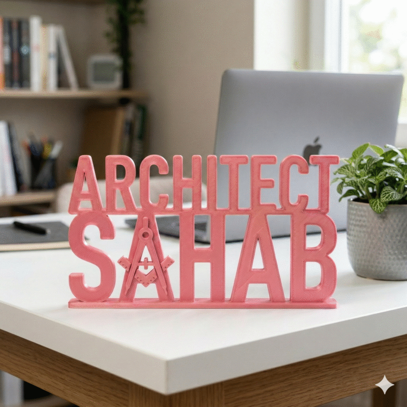 Architect Sahab 3D Printed - Image 3