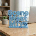 scene mast miya 3d printed desk sign - Image 6