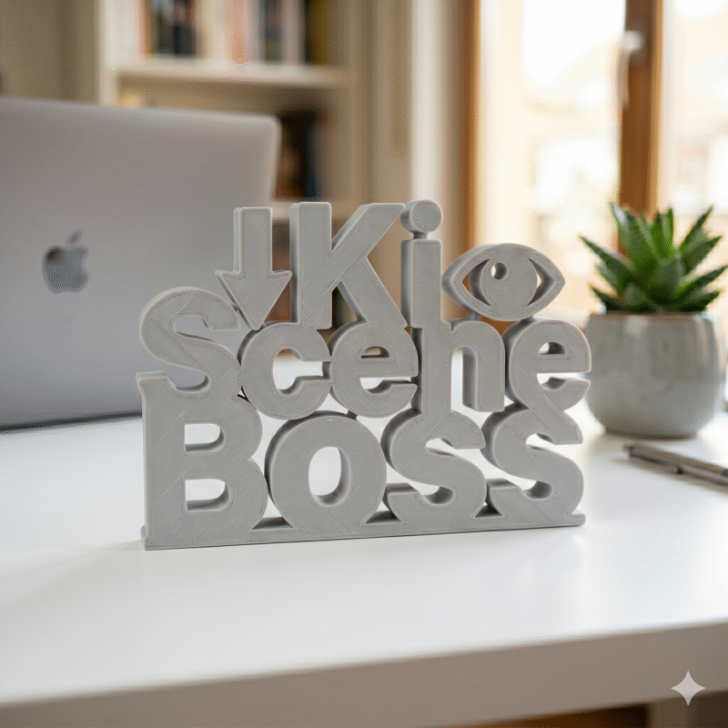 Ki Scene Boss Custom 3D Printed Desk Sign - Image 6