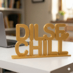 Dil Se Chill 3D Printed Desk Decor