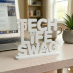 Tech Life Swag 3D Printed Desk Sign - Image 7