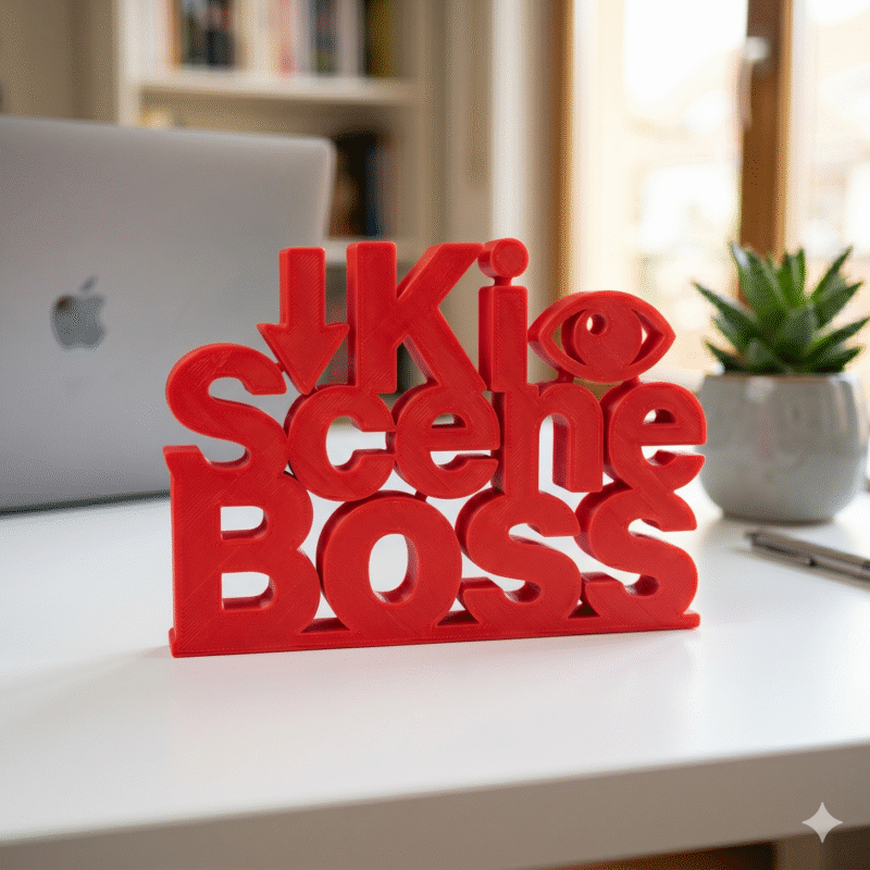 Ki Scene Boss Custom 3D Printed Desk Sign - Image 5