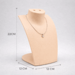 Loop Group Premium Jewelry Necklace Stand, Jewellery Display Mannequin, Necklace Pendant Chain Holder, Earring Display Stand, 3D Printed Jewelry Organizer for Shop Counter(Skin Color)Dressing Table(Skin Color) - Image 2