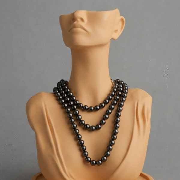 Loop Mannequin Necklace Display Bust| Mangalsutra & Chain Jewelry Holder | Face Design Jewelry Stand for Shop, Showroom, Exhibition & Photography(Skin Color)