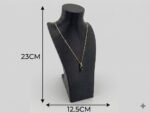 Jewellery Stand Acrylic Necklace Display (Black) | Jewelry Holder for Chains, Pendant, Earrings | Mannequin Bust Stand for Shop, Showroom, Photography & Home(Black Color) - Image 5