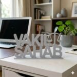 Vakil Sahab 3D Printed Desk Sign for Lawyers | Advocate Office Name Plate | Legal Decor Gift - Image 5
