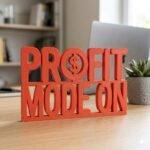 Profit Mode On 3D Printed Desk Sign | Office Decor for Entrepreneurs & Traders - Image 7