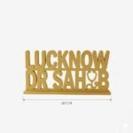 Lucknow Dr Sahab 3D Printed Doctor Name Plate | Personalized Desk Sign for Clinic & Hospital - Image 8