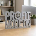 Profit Mode On 3D Printed Desk Sign | Office Decor for Entrepreneurs & Traders - Image 5