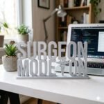 Surgeon Mode On 3D Printed Name Plate for Doctors | Clinic Desk Decor & Surgeon Gift - Image 5