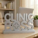 Clinic Boss 3D Printed Desk Name Plate for Doctors & Clinics | Medical Office Decor Gift - Image 5
