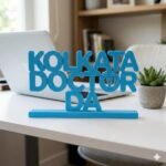 Kolkata Doctor Da 3D Printed Name Stand for Doctor Desk | Personalized Medical Gift India - Image 6