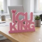 ICU King 3D Printed Doctor Name Plate for Desk | Hospital & Clinic Decor Gift - Image 7