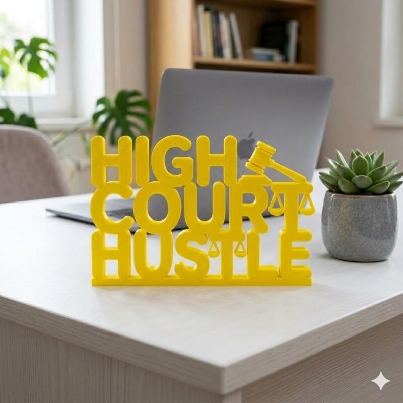 High Court Hustle 3D Printed Lawyer Desk Decor Gift - Image 7