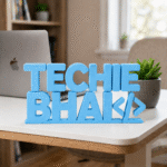 Techie Bhai 3D Printed Desk Sign for Developer Office Desk Decor - Image 6