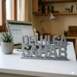 Delhi CA Sahab 3D Printed Name Plate for CA Office | Chartered Accountant Desk Sign Gift - Image 7