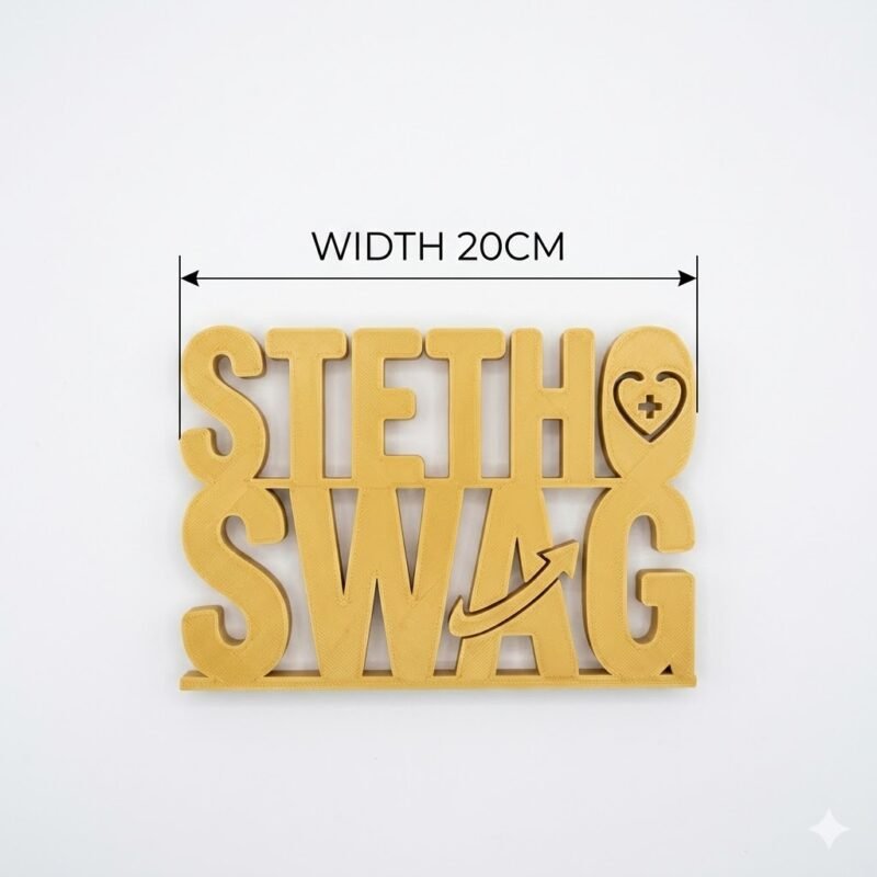 Stetho Swag 3D Printed Medical Desk Name Plate for Doctors Clinics Office Decor Gift - Image 9