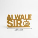 AI Wale Sir 3D Printed Desk Sign for Office, Teacher, AI Workspace Decor - Image 7