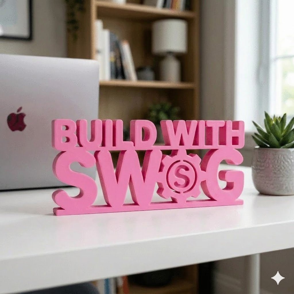 d2dd3451-f46a-466d-b2a8-34cd5bf7593e Build With Swag 3D Printed - Image 1