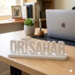 Dr Sahab 3D Printed Name Plate for Clinic, Doctor Desk Sign & Medical Office Decor - Image 7