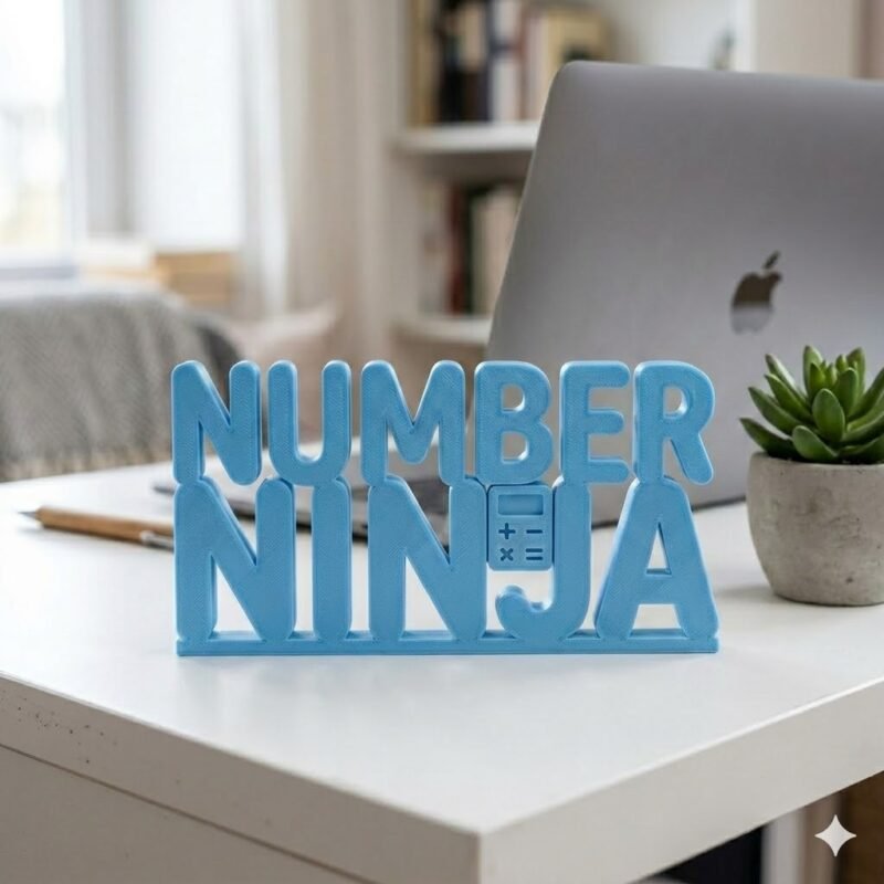 Number Ninja 3D Printed Brain Game Puzzle for Kids & Desk Fun Gift - Image 7