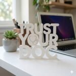 Trust Your Doc 3D Printed Doctor Name Plate | Clinic Desk Sign & Medical Gift - Image 8