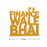 Finance Wale Bhai 3D Printed Desk Name Plate for CA & Finance Professionals - Image 6