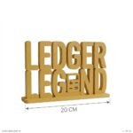 Ledger Legend 3D Printed Desk Name Plate for Accountants & Finance Office Decor - Image 4