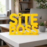 Site Boss 3D Printed Desk Sign for Engineers & Construction Office Decor - Image 9