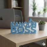 Kanoon Boss 3D Printed Nameplate for Lawyers | Advocate Desk Decor Gift - Image 7