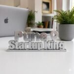 Pune Startup King 3D Printed Desk Sign | Office Decor for Startups & Entrepreneurs - Image 5