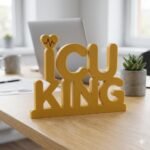 ICU King 3D Printed Doctor Name Plate for Desk | Hospital & Clinic Decor Gift - Image 9