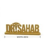 Dr Sahab 3D Printed Name Plate for Clinic, Doctor Desk Sign & Medical Office Decor - Image 9
