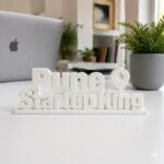Pune Startup King 3D Printed Desk Sign | Office Decor for Startups & Entrepreneurs - Image 4