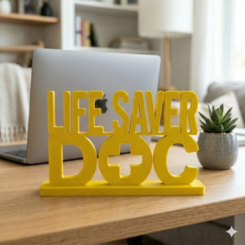 Life Saver Doc 3D Printed Emergency Document Holder for Travel Safety Medical Info Storage Office Industrial Use - Image 4
