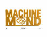 Machine Mind 3D Printed Desk Sign for Office, Workspace Decor & Tech Table Styling - Image 6