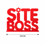 Site Boss 3D Printed Desk Sign for Engineers & Construction Office Decor - Image 8