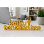 kaiku tension bro 3d printed desk sign