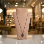 Skin Necklace Display Stand Black | Jewelry Necklace Holder Bust | Matte Finish Pendant Chain Display | Scratch Free Jewelry Display Stand for Shop & Home(Skin Color)