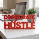 Corporate Hustle 3D Printed Corporate Desk Gift for Office & Employee Workspace - Image 7
