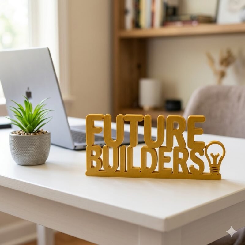 Future Builders 3D Printed Desk Decor for Office, Startup & Corporate Gifts - Image 9