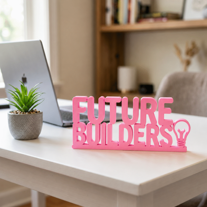 Future Builders 3D Printed Desk Decor for Office, Startup & Corporate Gifts - Image 6