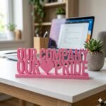 Our Company Our Pride 3D Printed Corporate Desk Sign Gift for Employees & IT Companies - Image 7