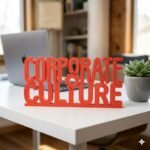 Corporate Culture 3D Printed Desk Sign for Office & Workspace Decor - Image 6